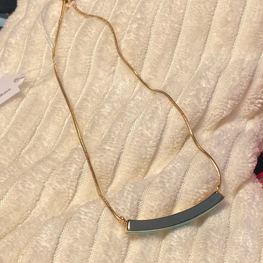 NWT ✅ KAI TURQUOISE COLORED STONE SLIDE SNAKE CHAIN BRACELET - Picture 3 of 10